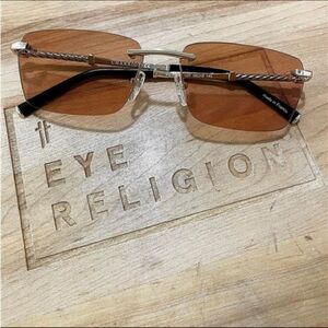 Charriol 75066 Gold and Silver Rimless Sunglasses